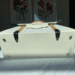 Goyard Saigon Structured Bag White Leather ref.966010 - Joli Closet